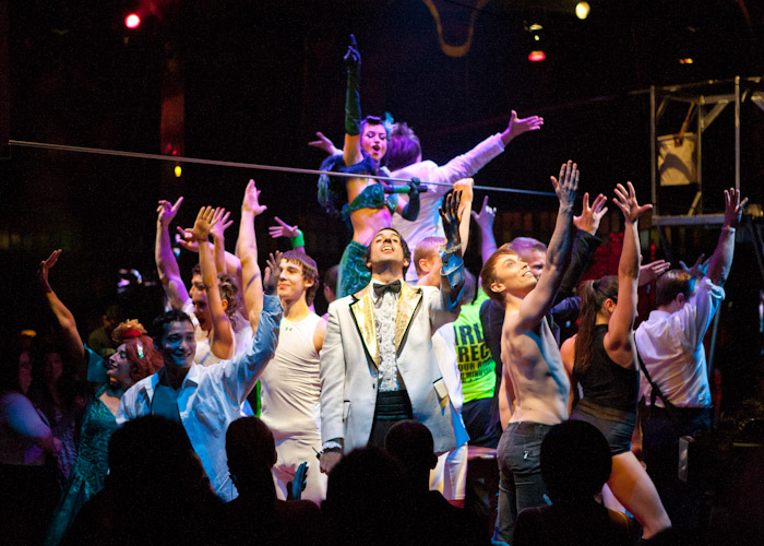 Absinthe first show in Las Vegas at Caesars Palace.