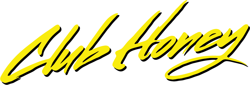 Club Honey Las Vegas inside The Glitterloft logo in neon yellow